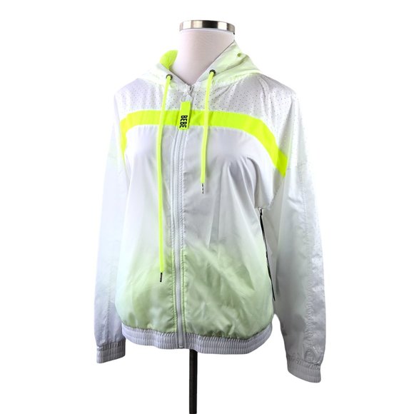 NWT bebe Sport Windbreaker Jacket HW8273 - Picture 2 of 11